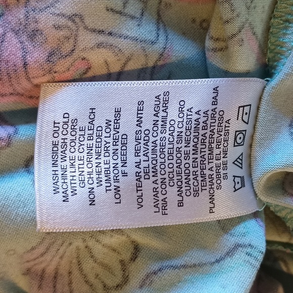 Disney Ariel Little Mermaid Girls Tank Fit and Flare Dress Lg - Picture 7 of 7